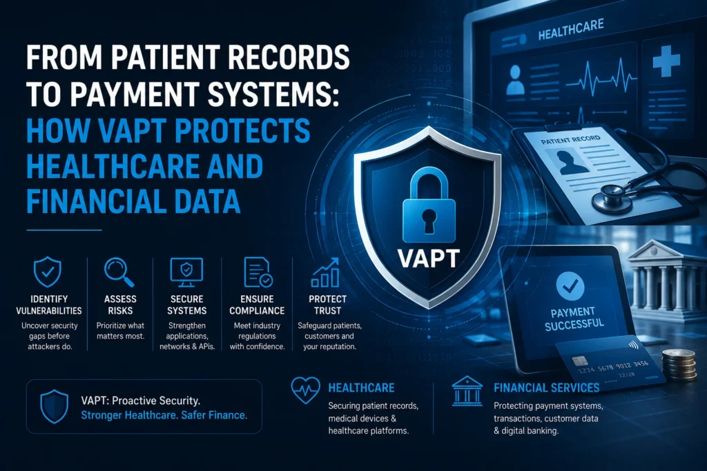 VAPT for Healthcare and Financial Services